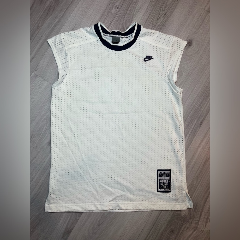 Nike‎ White Sleeveless Men's Jersey